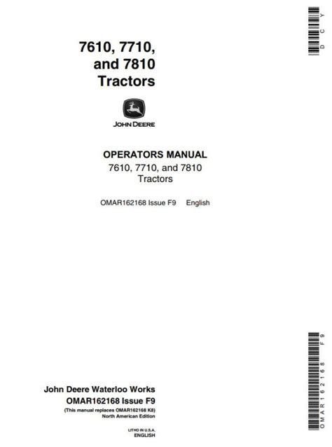 john deere 7710 operators manual Doc