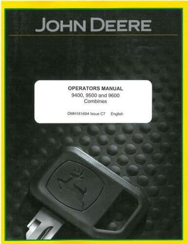 john deere 9600 combine operators manual Reader