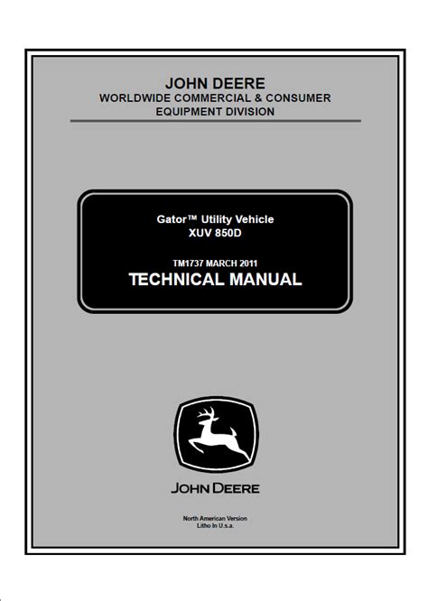 john deere gator 850d service manual PDF