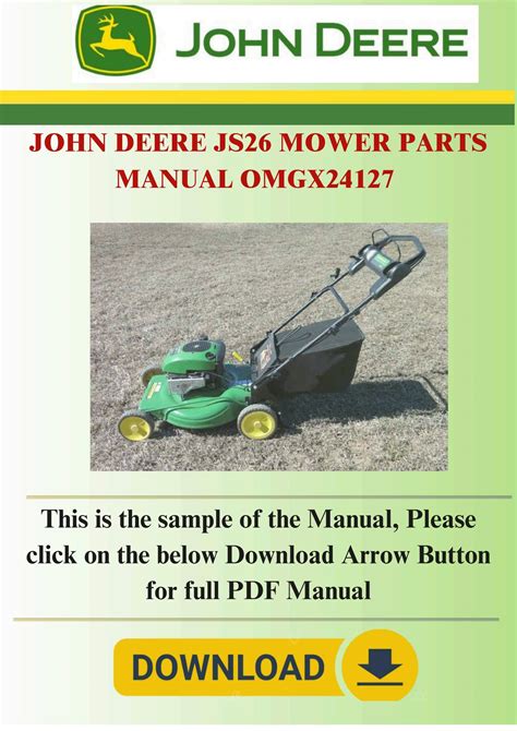 john deere js26 manual Kindle Editon