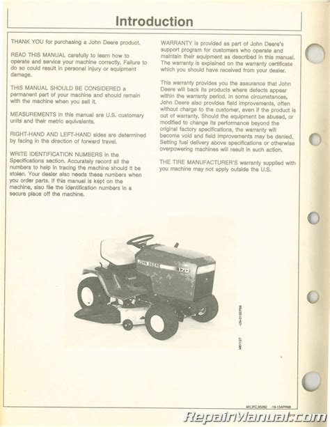 john deere lawn tractor owners manual Kindle Editon