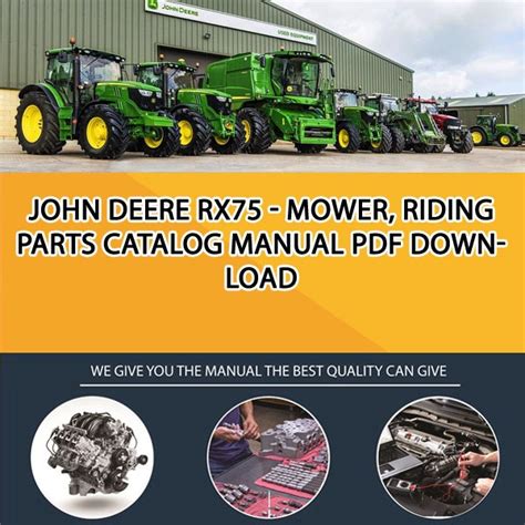 john deere rx75 manual download Kindle Editon