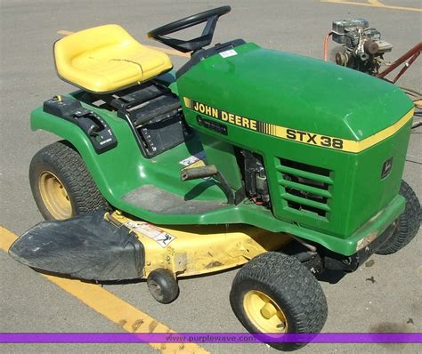 john deere stx38 lawn tractor manual PDF