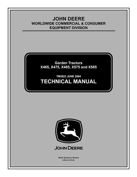 john deere x585 service manual Kindle Editon