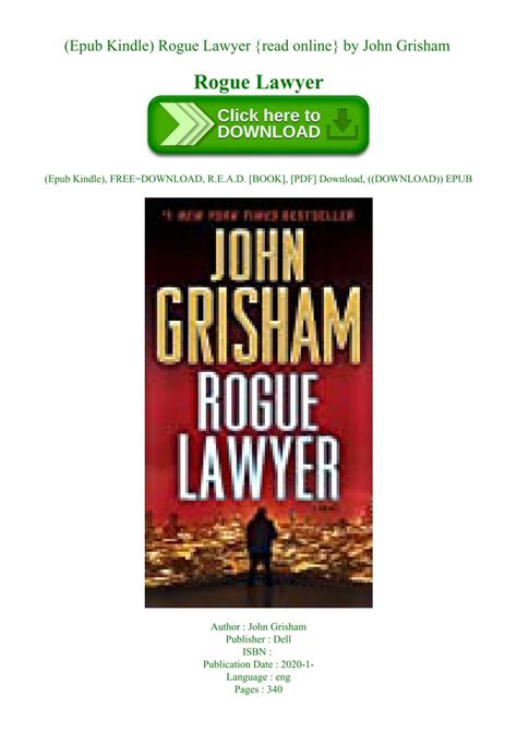 john grisham rogue lawyer online reading Doc