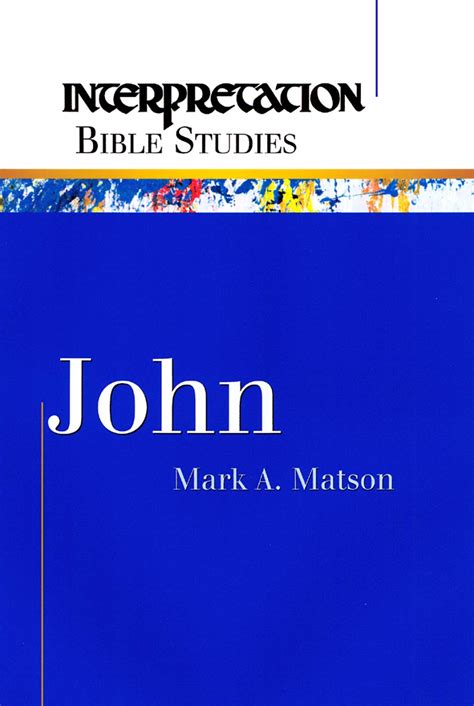 john interpretation bible studies Reader