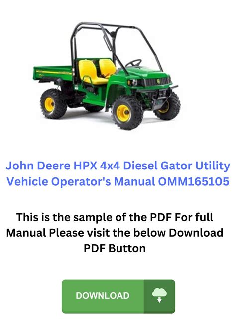 john-deere-gator-hpx-repair-manual Ebook Kindle Editon