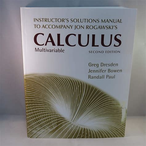 jon rogawski multivariable calculus instructor solutions Ebook Doc