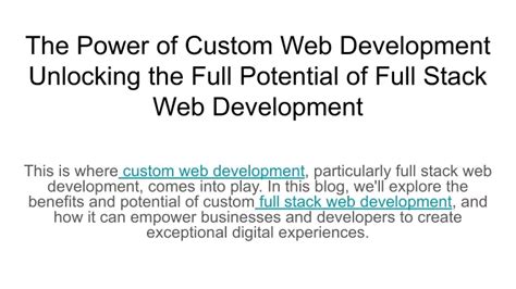 jorddannstarr: Unlocking the Power of Web Development