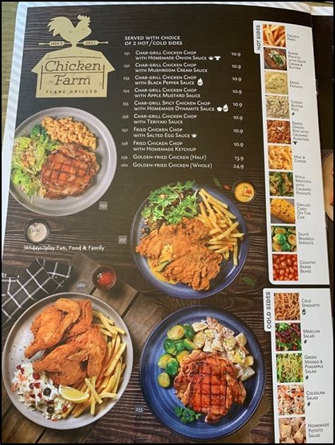 josh's grill - bugis junction menu