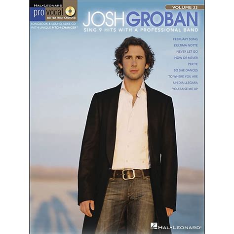 josh groban pro vocal vol 33 book and cd Doc