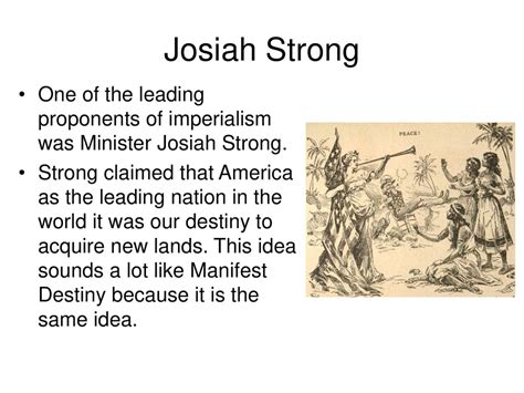 josiah strong imperialism