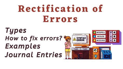 journal entries rectification errors Epub