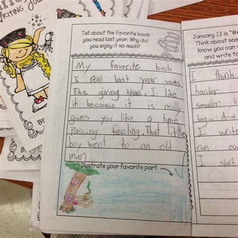 journal entry third grade example Reader
