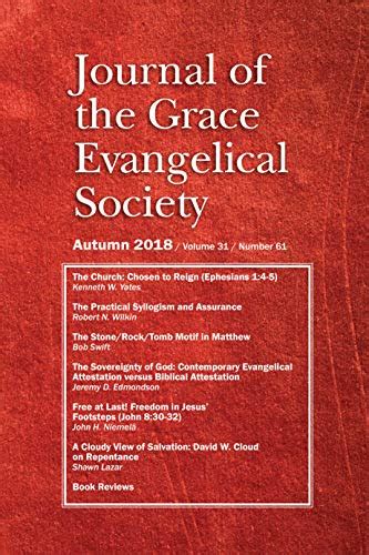 journal grace evangelical society autumn Reader