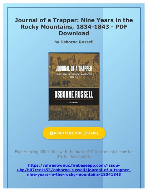 journal of a trapper Doc