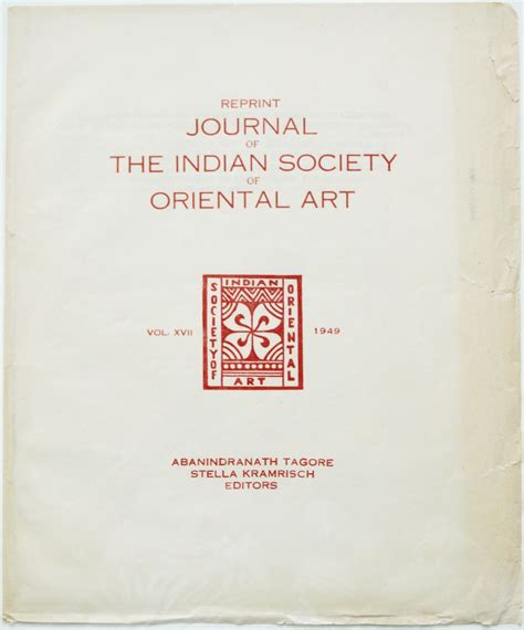 journal of the indian society of oriental art Doc