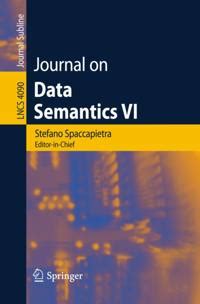 journal on data semantics vi journal on data semantics vi Epub