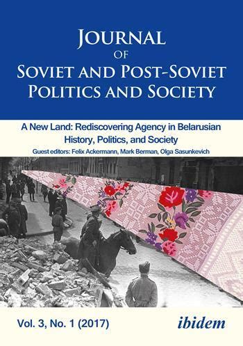 journal soviet post soviet politics society PDF