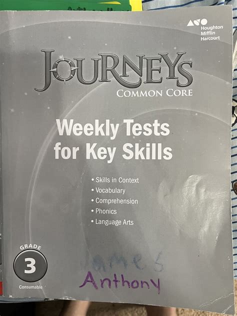 journeys-weekly-test-grade-3 Ebook PDF