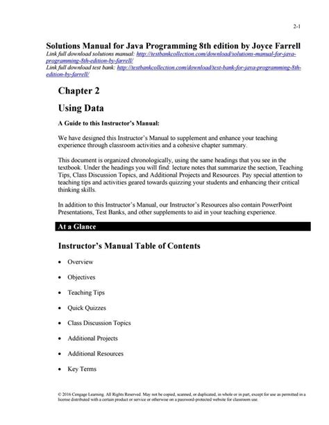 joyce farrell solutions manual Doc