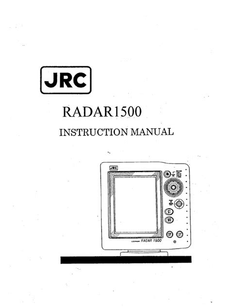 jrc radar 1500 user guide Epub