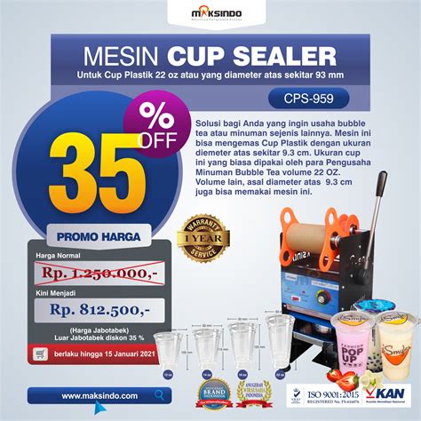 jual cup sealer second d malang Epub