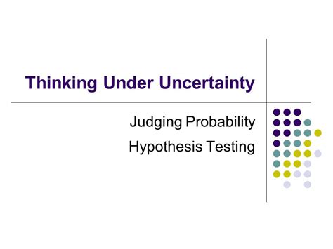 judging under uncertainty judging under uncertainty Reader