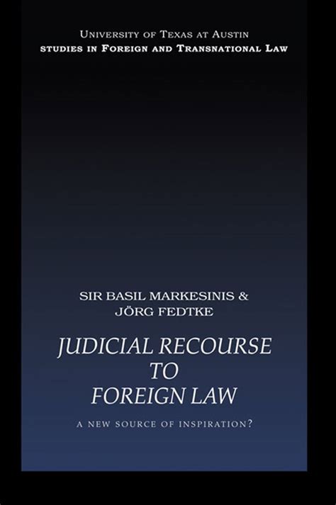 judicial recourse to foreign law judicial recourse to foreign law Kindle Editon