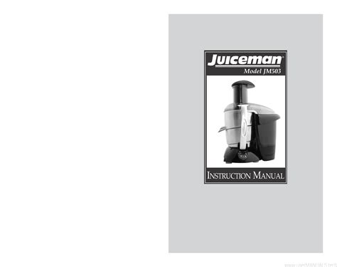 juiceman jr juicer manual Doc