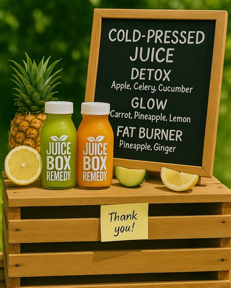 juiceyjuicebox: Unlock the Power of Fresh, Cold-Pressed Goodness