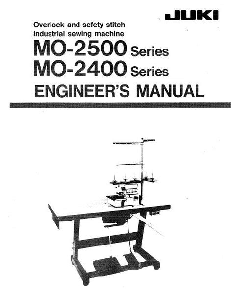 juki mo 2400 serger manual Epub