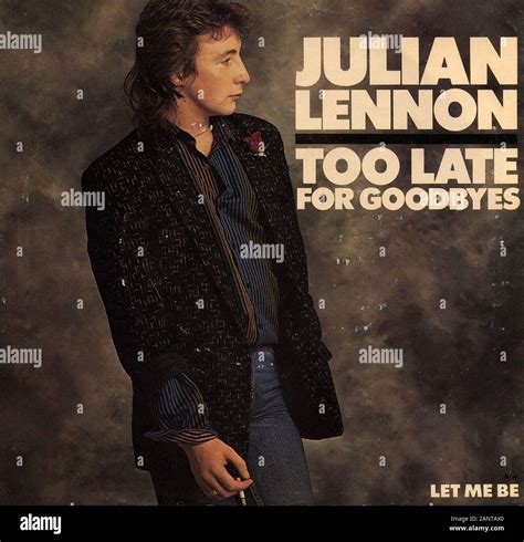 julian lennon too late for goodbye's video actress