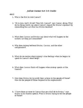julius caesar act 3 reading and study guide answer key Epub