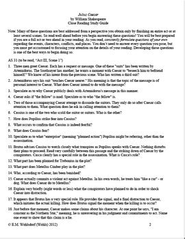 julius caesar study guide answer key Kindle Editon