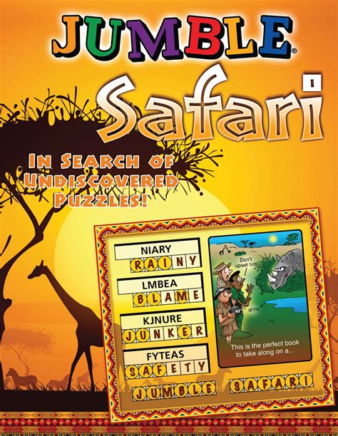 jumble® safari in search of undiscovered puzzles jumbles® Kindle Editon