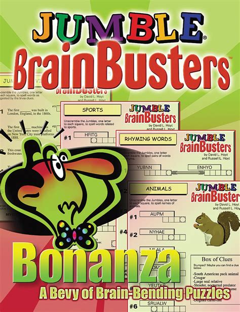 jumble brainbusters bonanza a bevy of brain bending puzzles jumbles Epub