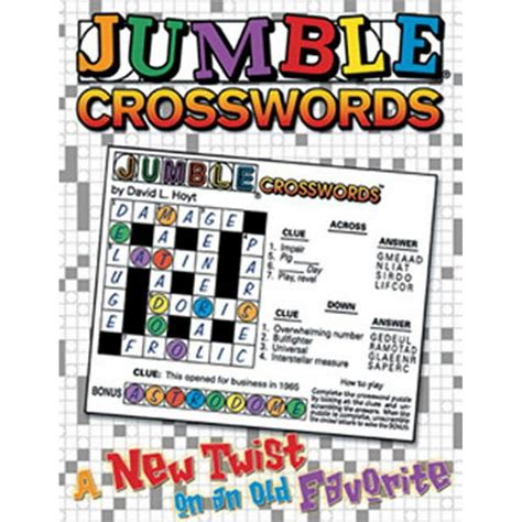 jumble crosswords a new twist on an old favorite jumbles Doc