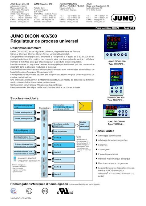 jumo dicon prs user guide Kindle Editon