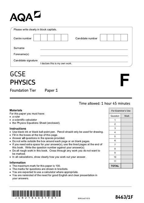 june 2014 aqa physics unofficial mark scheme unit 4 PDF
