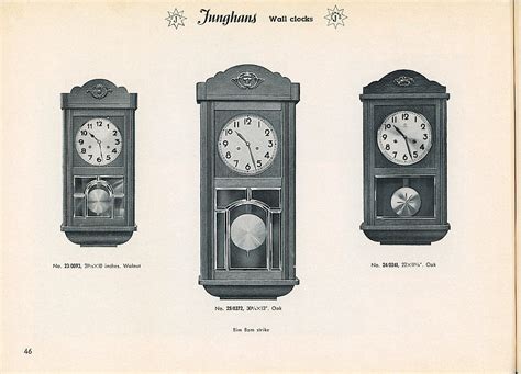 Junghans Clock Catalogue