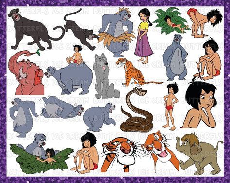 jungle book characters PDF