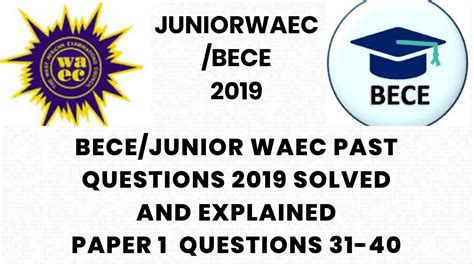 junior secondary school waec question Doc