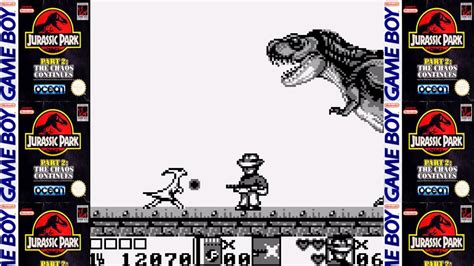 jurassic park 2 game boy