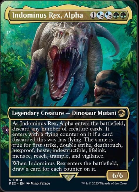 jurassic world mtg cards