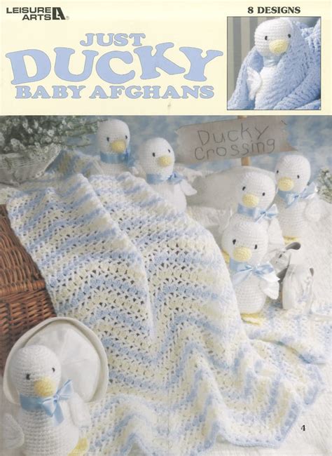 just ducky baby afghans 8 crochet designs leisure arts 3002 Kindle Editon