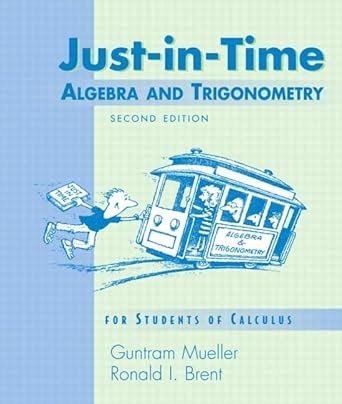 just in time algebra and trigonometry for students Kindle Editon