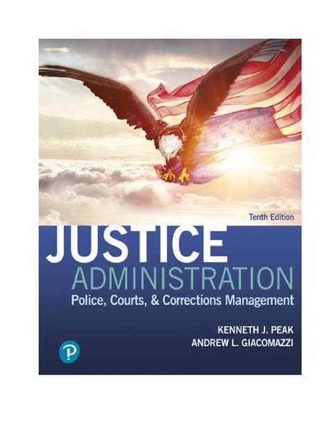 justice administration police courts and corrections managemen Epub