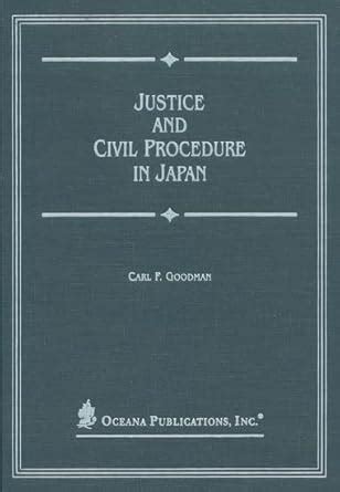 justice and civil procedure in japan Kindle Editon