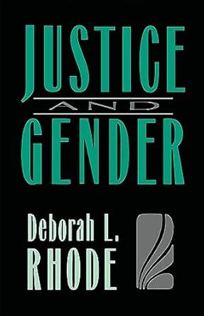 justice and gender sex discrimination and the law PDF